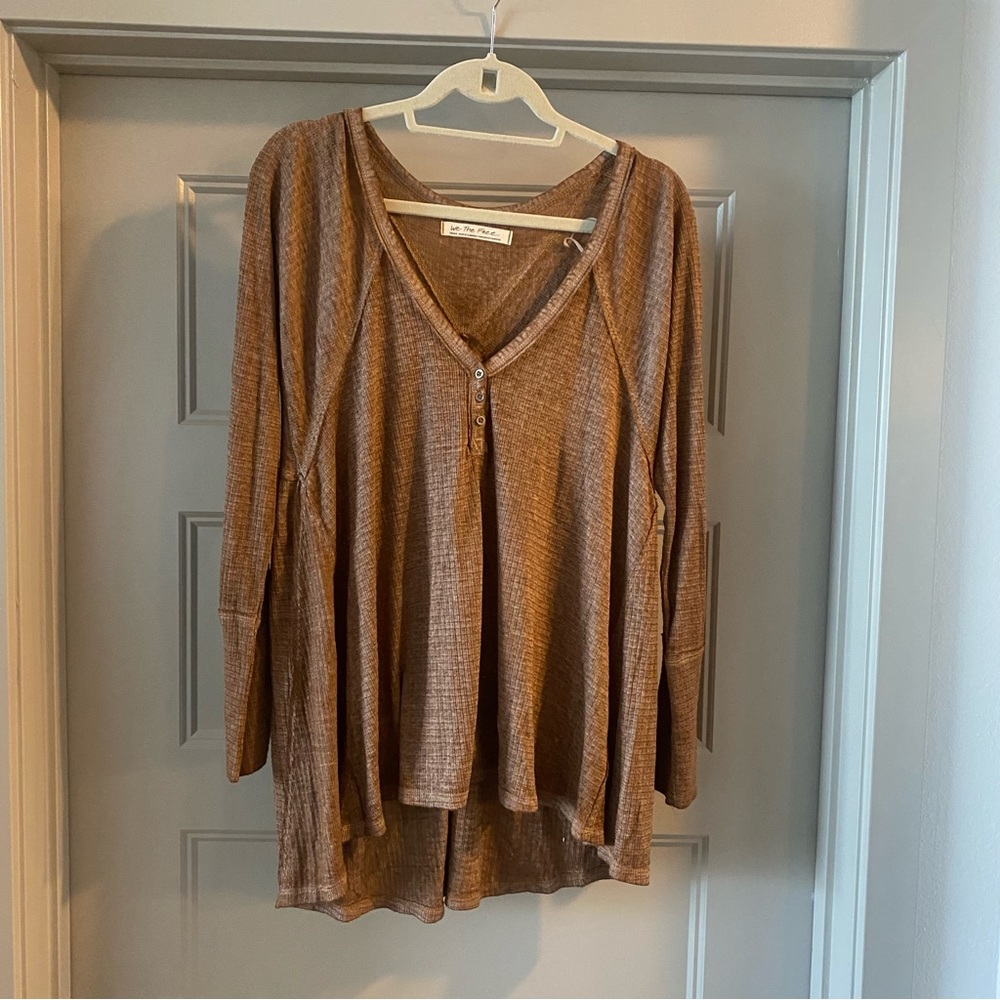 free people long sleeve top